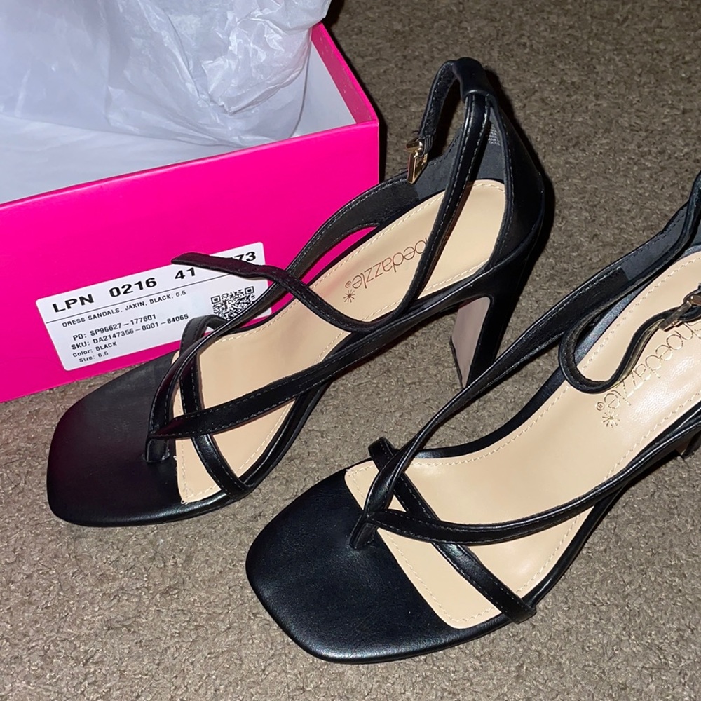 Black high heels